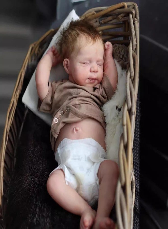 MAIHAO Realistic Reborn Baby Dolls Boy Lifelike Baby Dolls 19-Inch Reborn Doll Boy Vinyl Body Sleeping Newborn Real Life Baby Gifts/Toys for Collection & Kids Age 3+ - Image 2